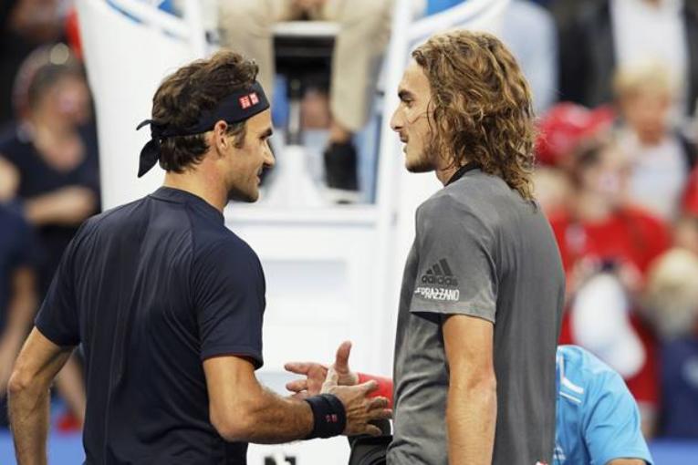 Roger Federer a fost învins de grecul Stefanos Tsitsipas