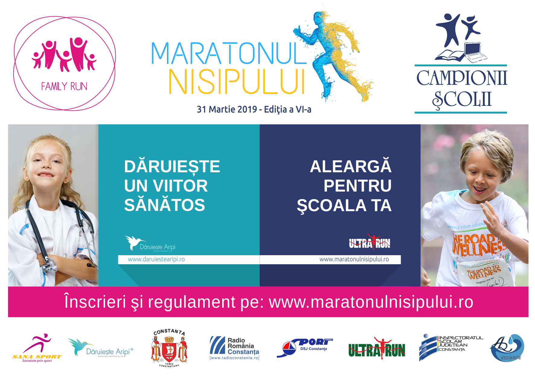 Maratonul Nisipului lansează cursa “Campionii Școlii”