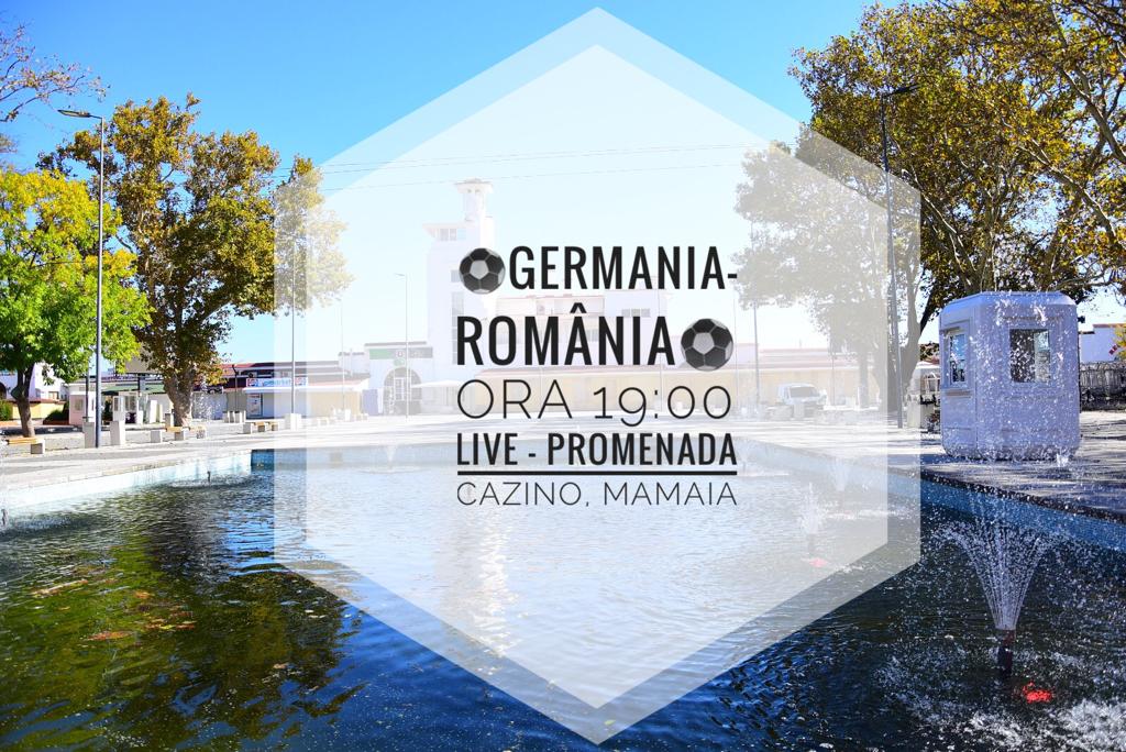 Semifinala România – Germania, în direct pe panourile LED din stațiunea Mamaia