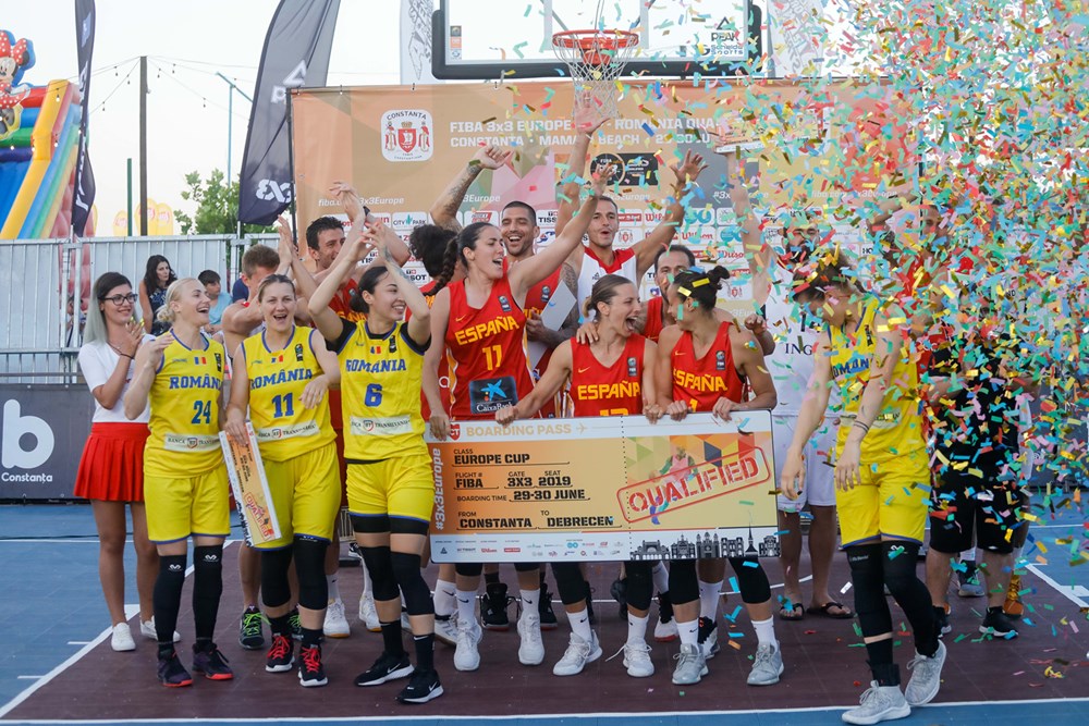 Nationala feminină a României a încheiat pe primul loc faza calificărilor la CE de baschet 3×3