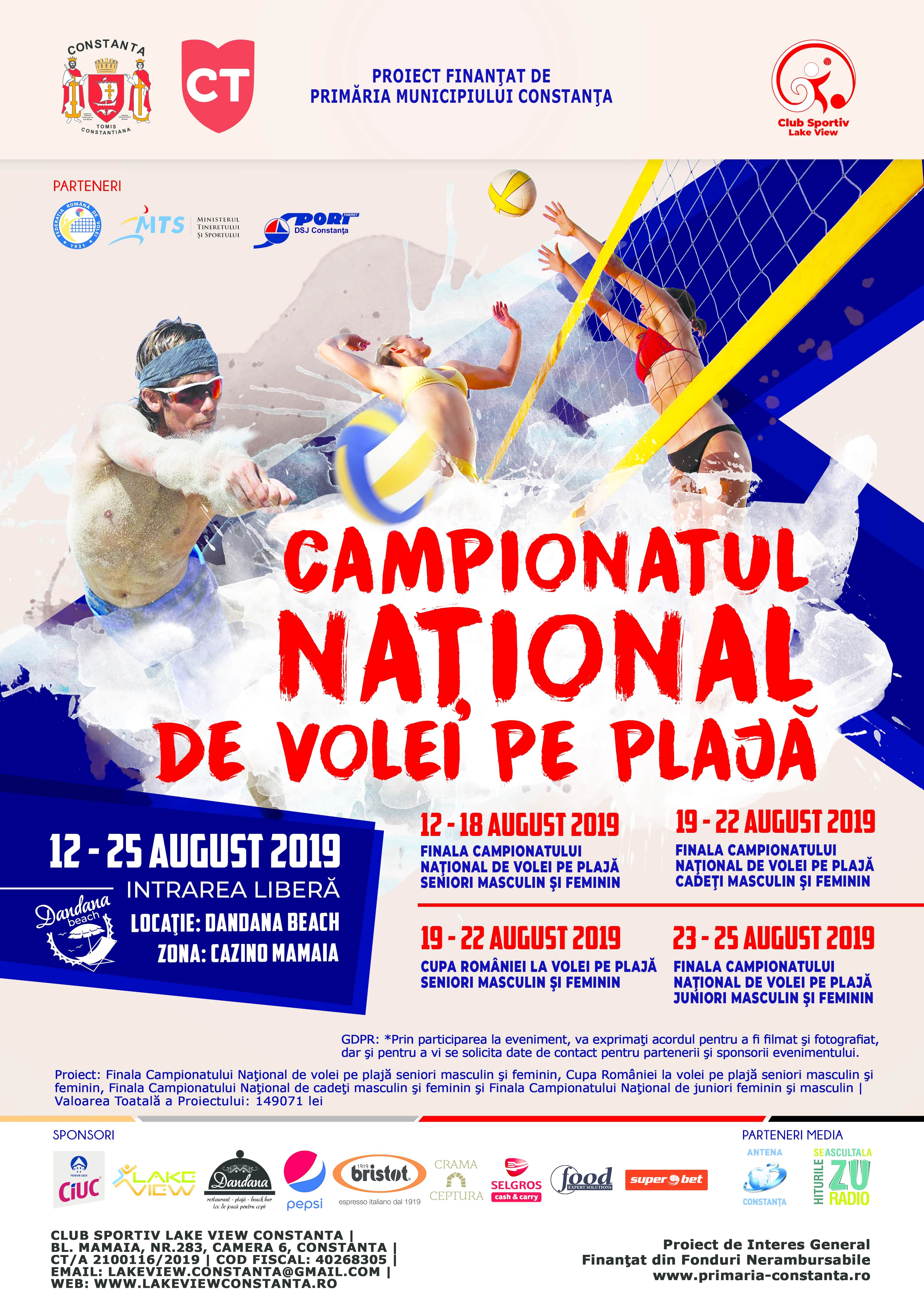 MAMAIA: Se dă startul Campionatelor Naționale de Volei pe Plajă