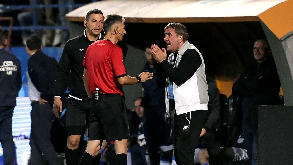 Gheorghe Hagi a fost suspendat două etape după meciul cu CSM Poli Iași