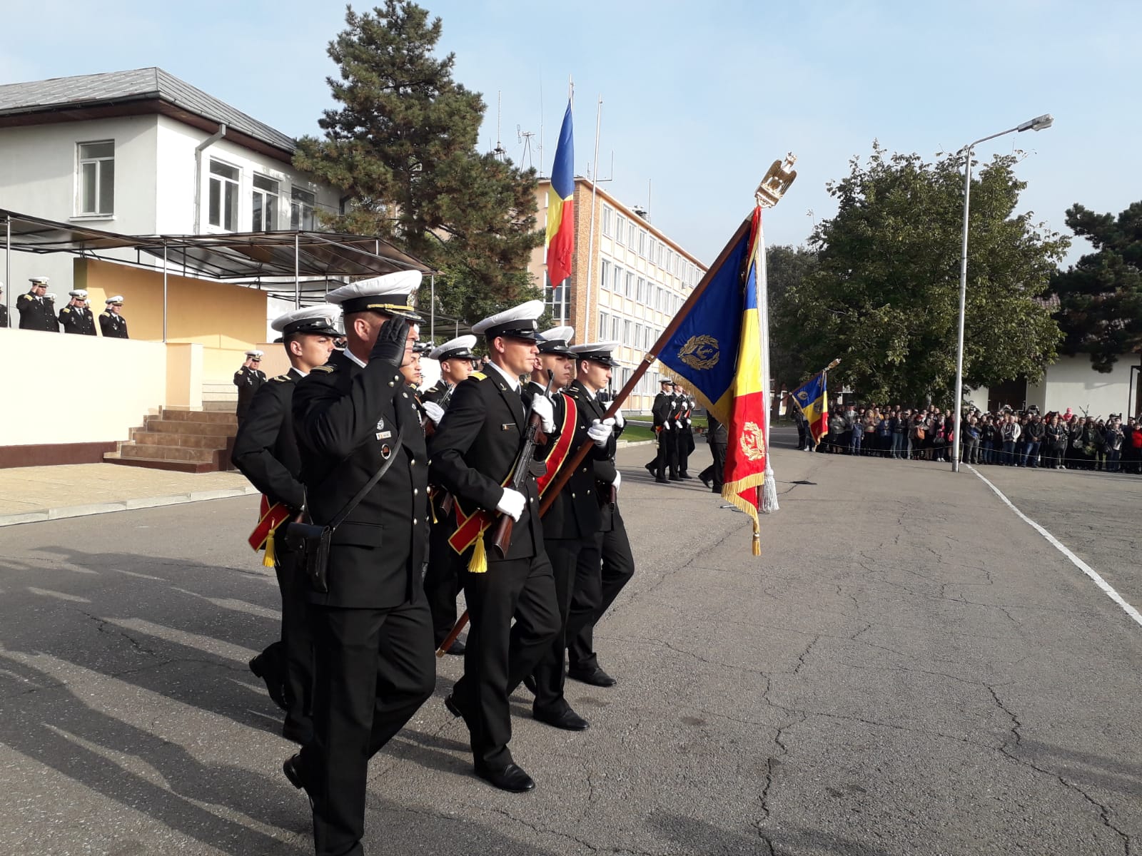 FOTO: Depunere de jurământ militar la Academia Navală „Mircea cel Bătrân”