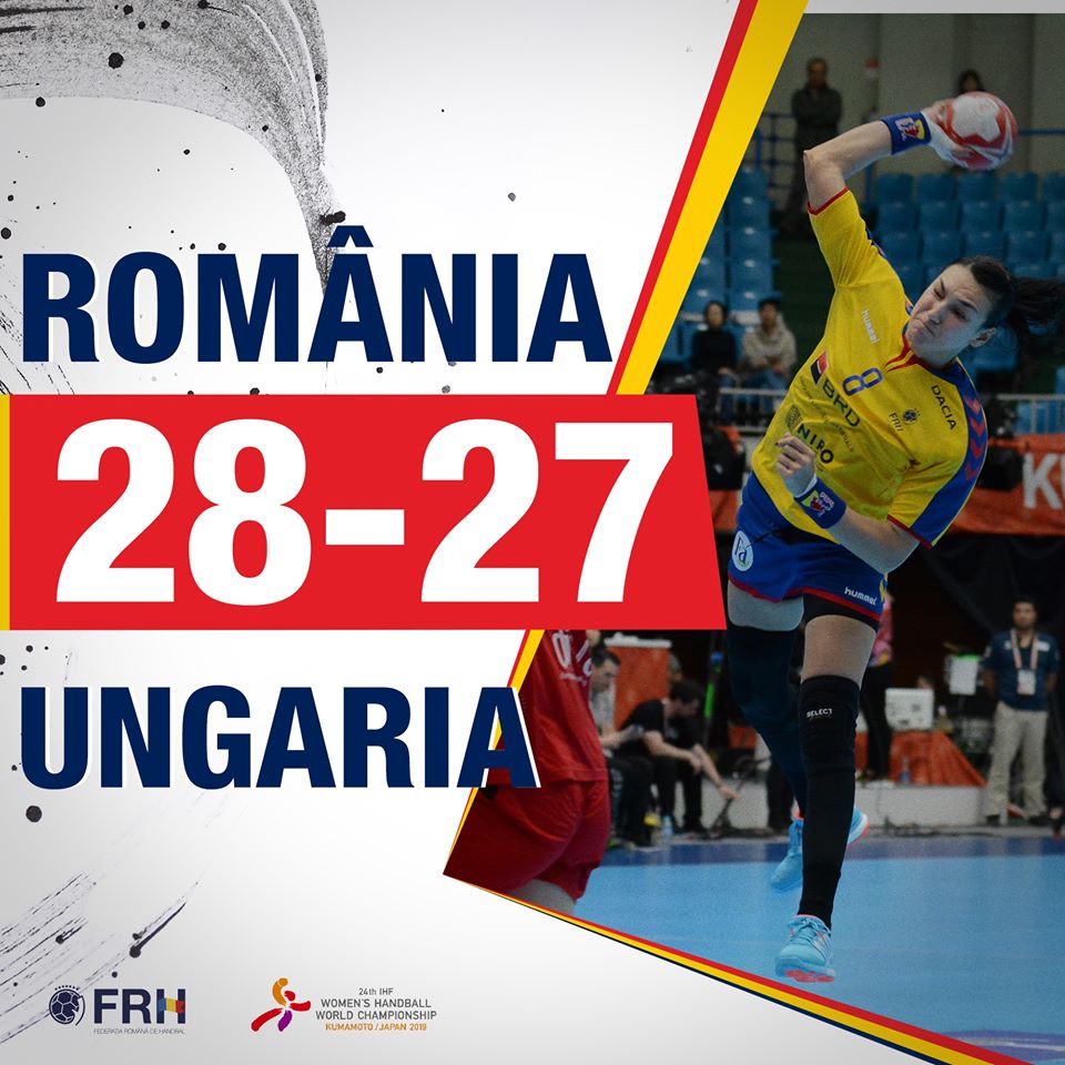 Echipa României învinge naționala Ungariei și se califică în grupele principale ale Campionatului Mondial