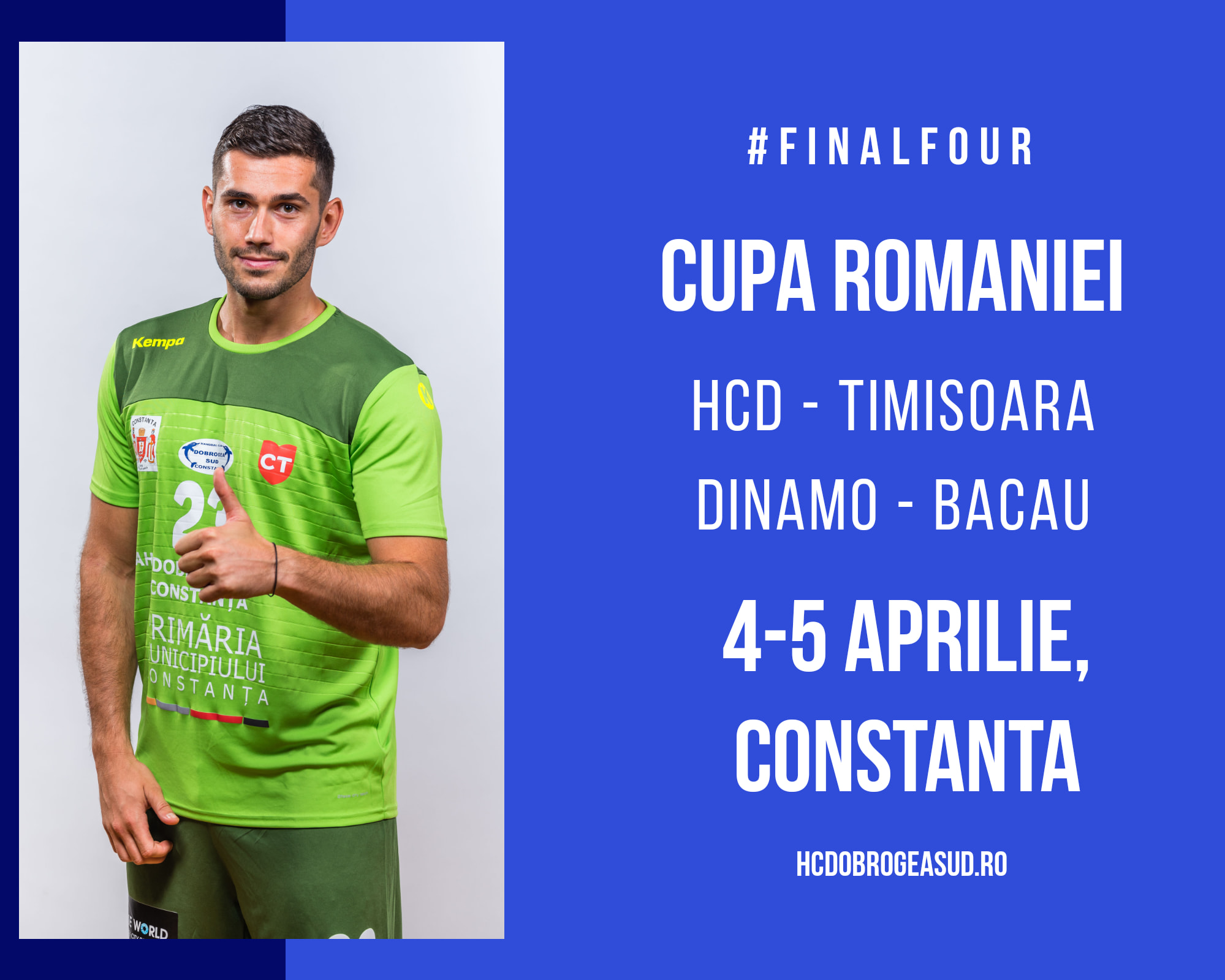 Turneul Final Four al Cupei României la handbal masculin se va disputa la Constanța