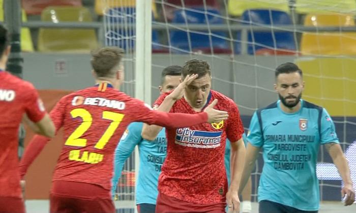 FCSB nu a reușit să o învingă pe Chindia Târgoviște