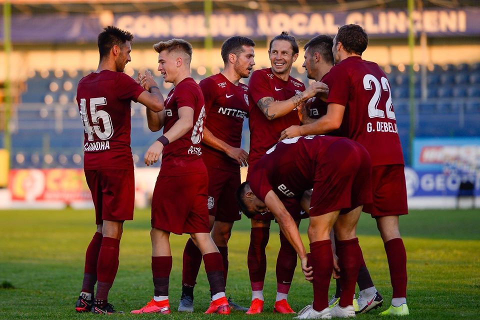 CFR Cluj obține cu greu cele trei puncte la Clinceni