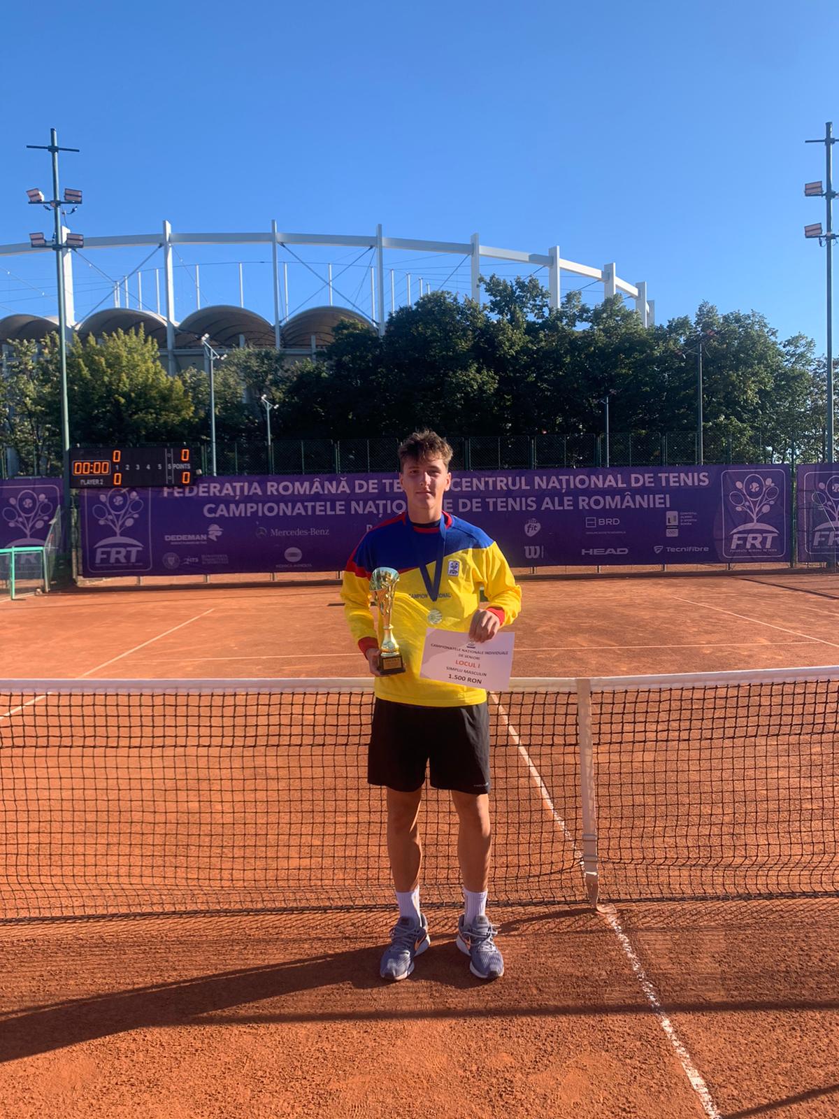 Constănțeanul Sebastian Gima este noul campion al României la tenis