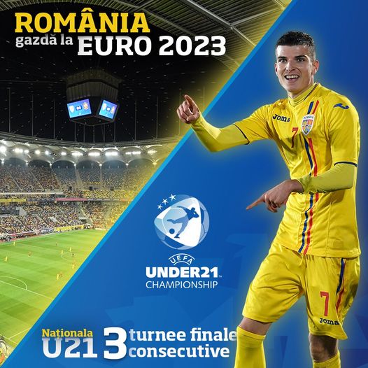 România şi Georgia vor găzdui turneul final al Campionatului European U21 din anul 2023