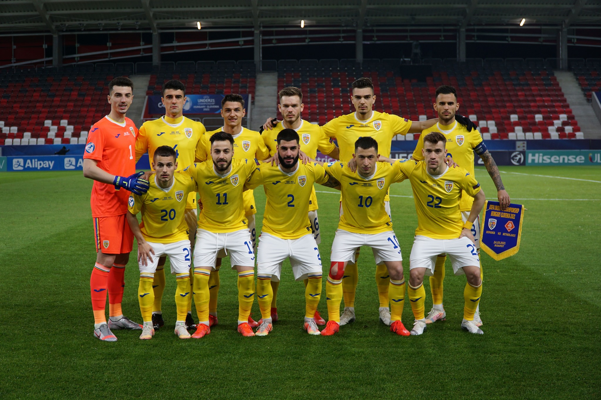 Debut cu egal pentru naționala României la EURO U21