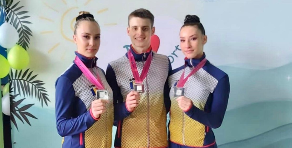 Cinci medalii pentru România, la Mondialele de gimnastică aerobică pentru juniori