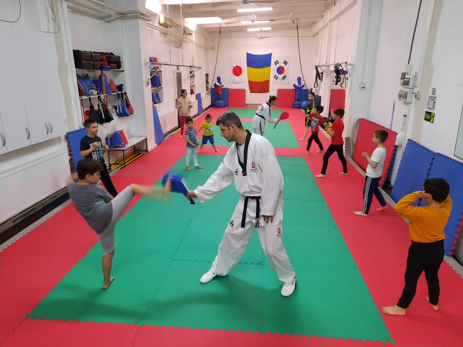 Selecția copiilor în cadrul proiectului „TAEKWONDO WT ÎN LUPTA CONTRA COVID-19”