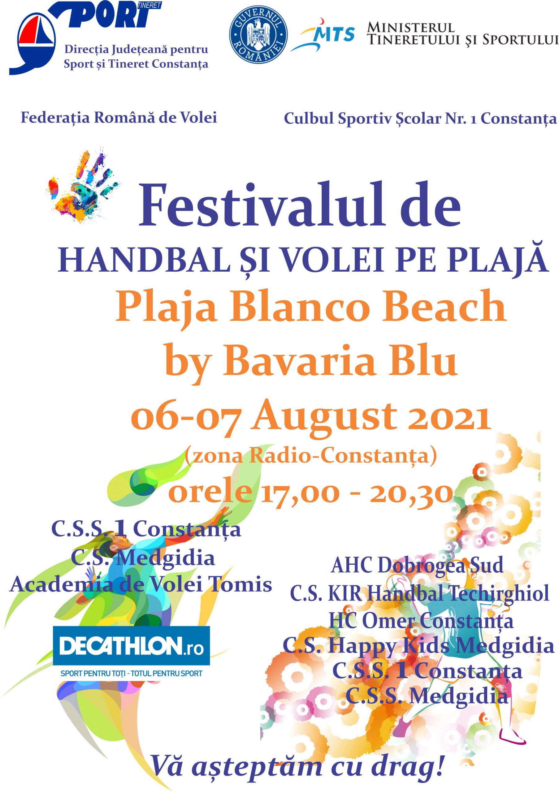 Festivalul de handbal și volei pe plajă este programat la Mamaia