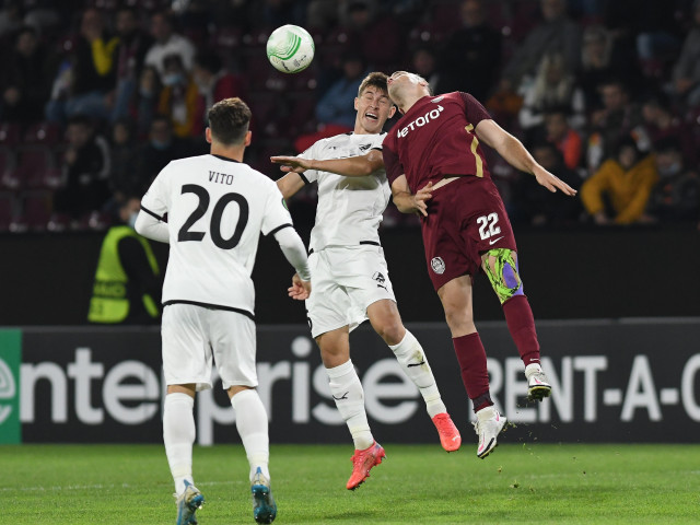 CFR Cluj joacă astăzi în deplasare cu Randers în Conference League