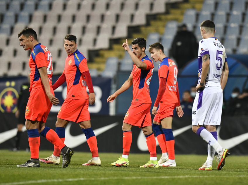 FCSB este pe locul 3 în Liga I după victoria cu FC Argeș