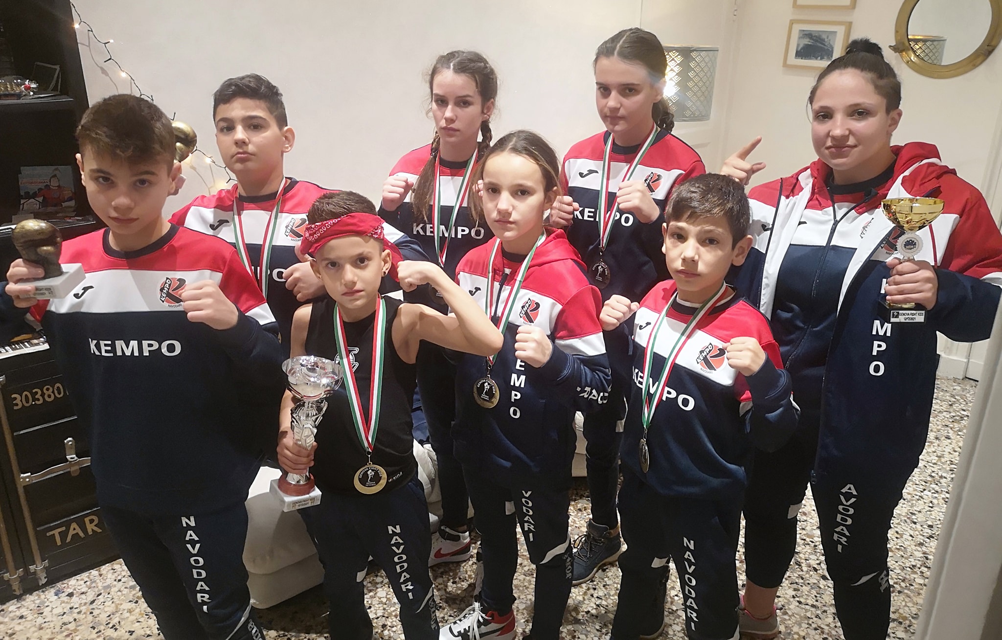 Evoluții remarcabile pentru sportivii de la CS Năvodari la „Genova Fight Kids”