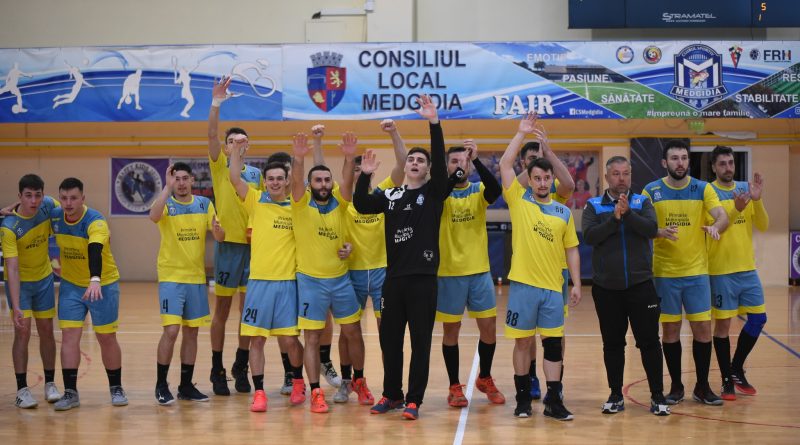 CS Medgidia joacă astăzi ultimul meci din turneul de promovare în Liga Națională de handbal masculin