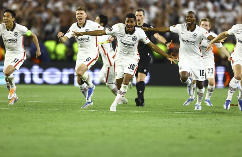 Eintracht Frankfurt a câștigat trofeul Ligii Europa la fotbal