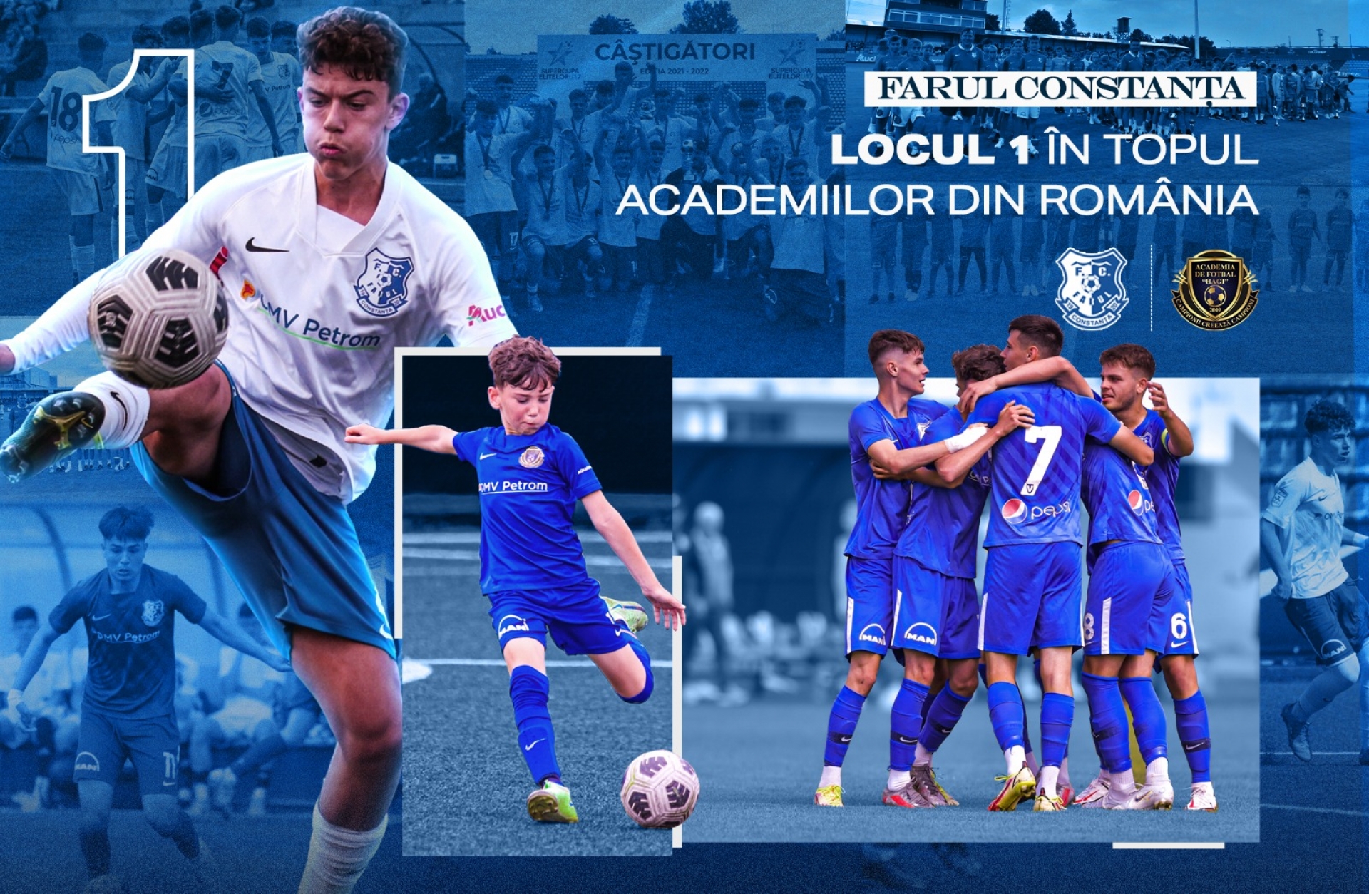 Cea mai valoroasă Academie de fotbal din România este Farul Constanța