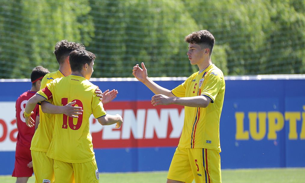 Victorie pentru România U16 în meciul amical de fotbal cu Bulgaria U16