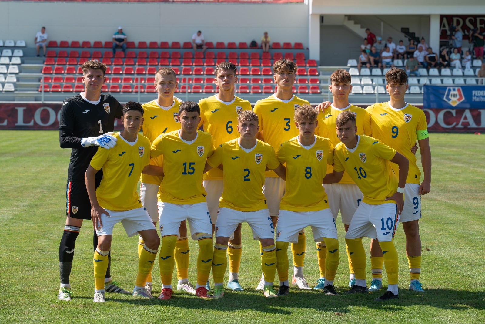 Naționala de fotbal U17 a României a disputat trei meciuri amicale