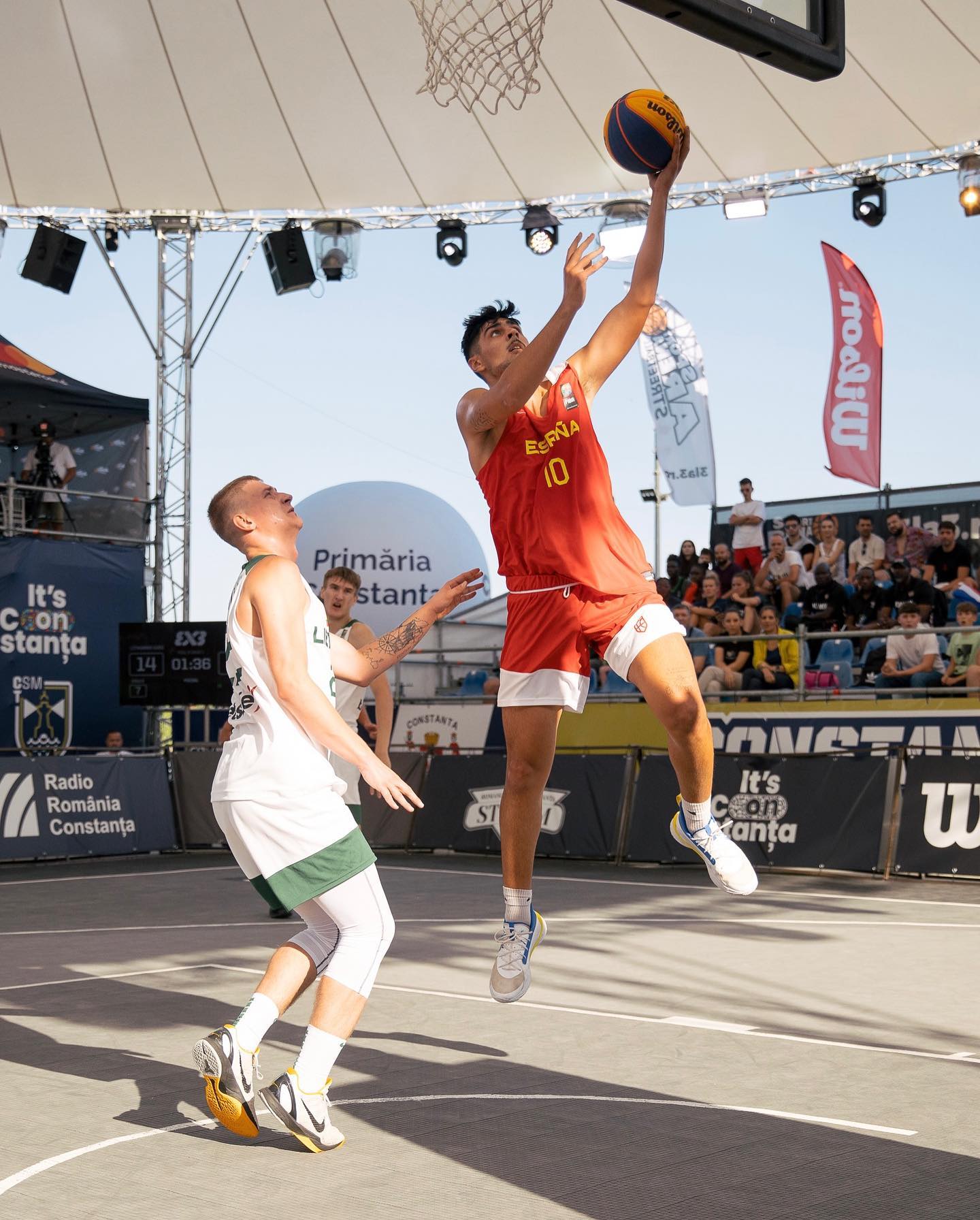 Naționala masculină a României de baschet 3×3 evoluează joi seară la Constanța