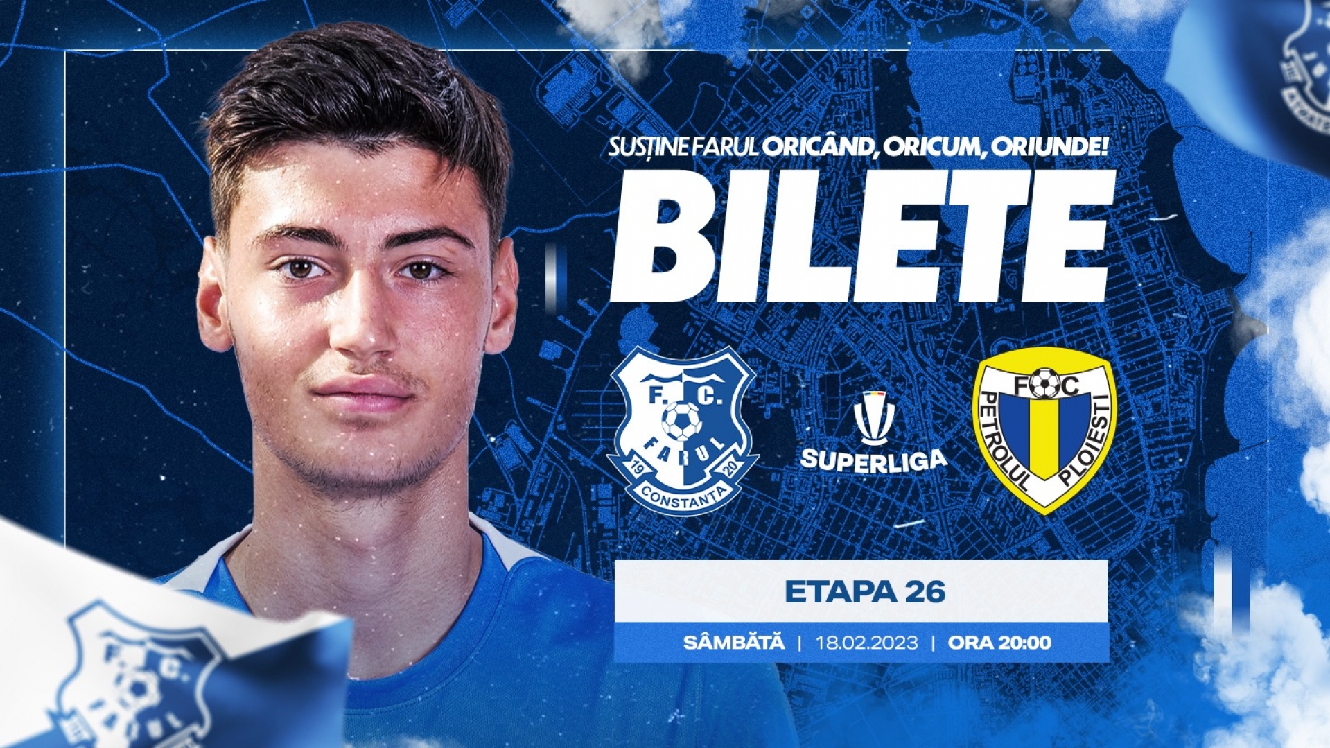 Bilete disponibile la meciul Farul- Petrolul de Sâmbătă 18 Februarie