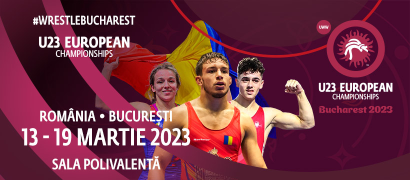 La București încep luni, Campionatele Europene de lupte U23