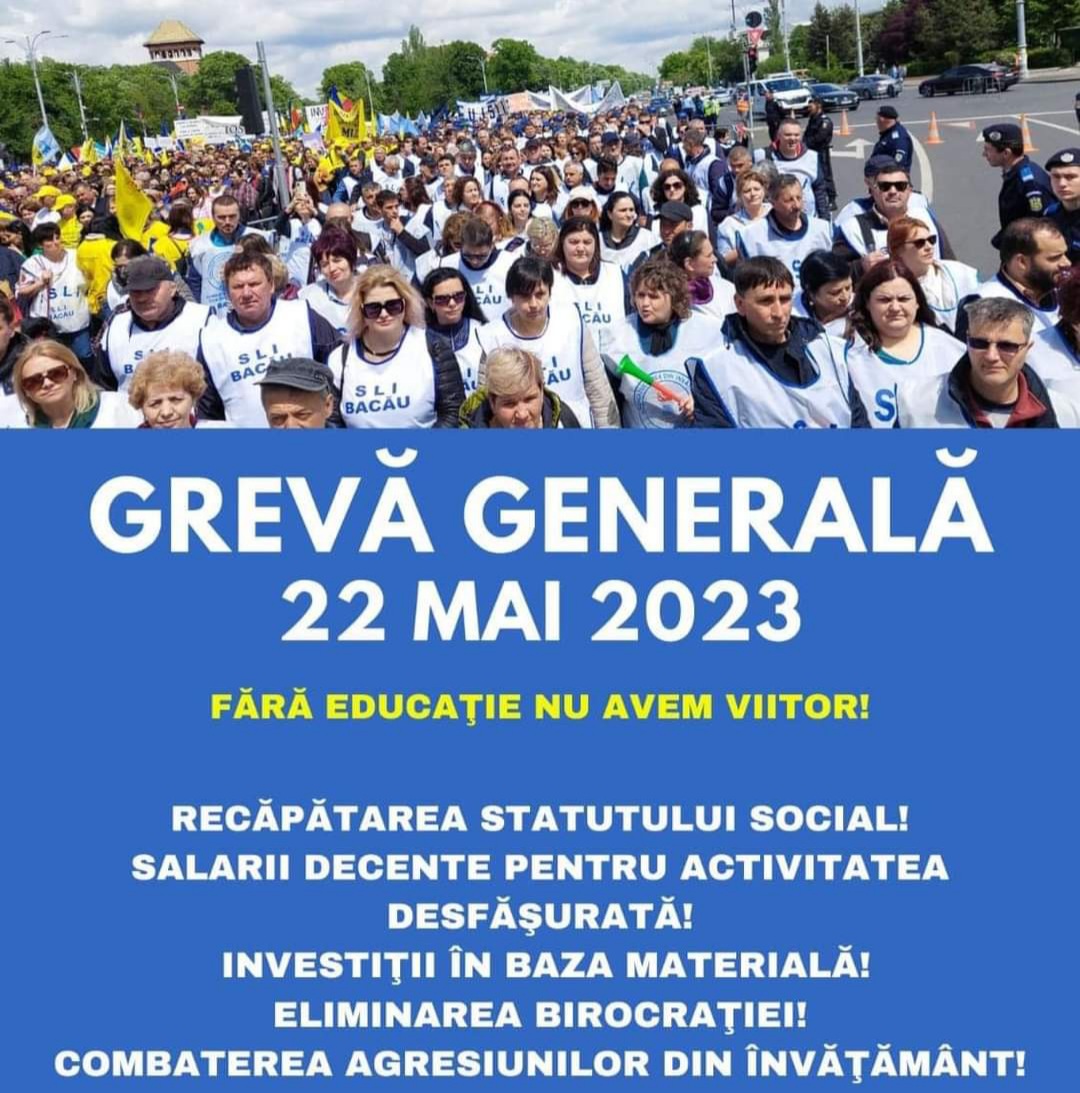 Încheierea situației școlare și participarea elevilor la examenele naționale – incerte, în contextul grevei generale din învățământ