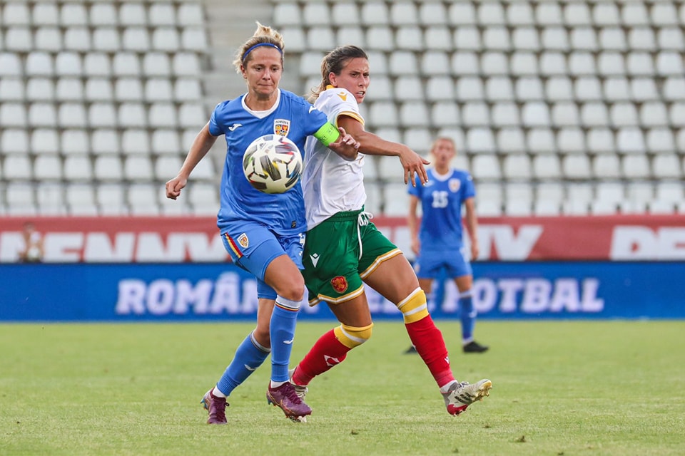 Victorie pentru reprezentativa feminină de fotbal a României