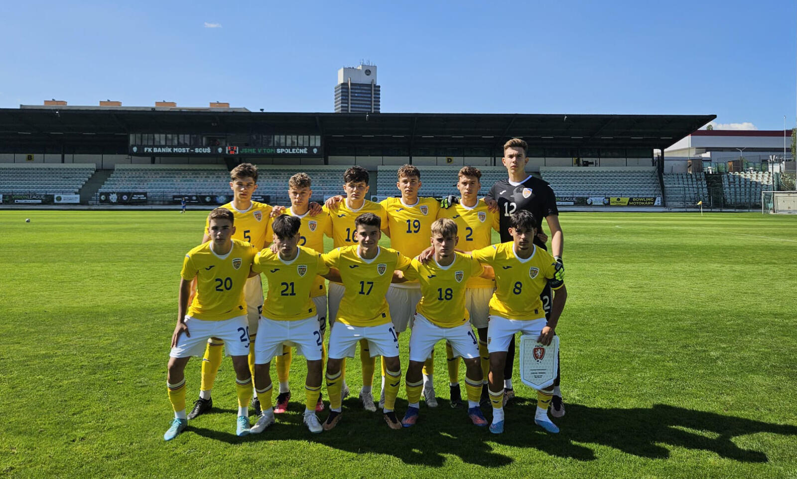 Naționala de fotbal a României U17 a pierdut ambele partide amicale cu echipa Cehiei U17