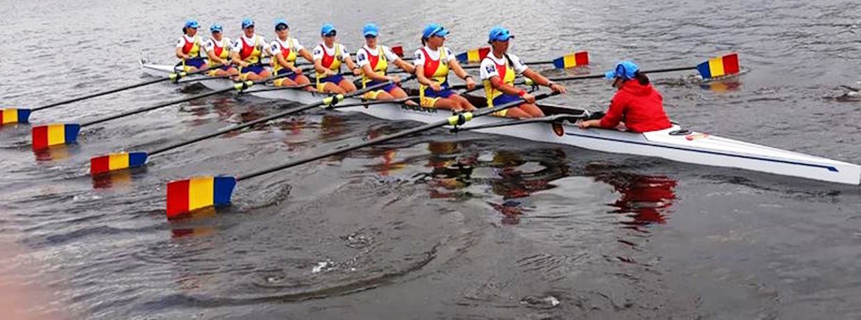 Echipajul feminin de 8+1 al României s-a calificat în finala CM de canotaj de la Belgrad