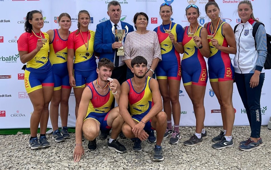 România a cucerit cincisprezece medalii la Campionatele Balcanice de canotaj pentru juniori