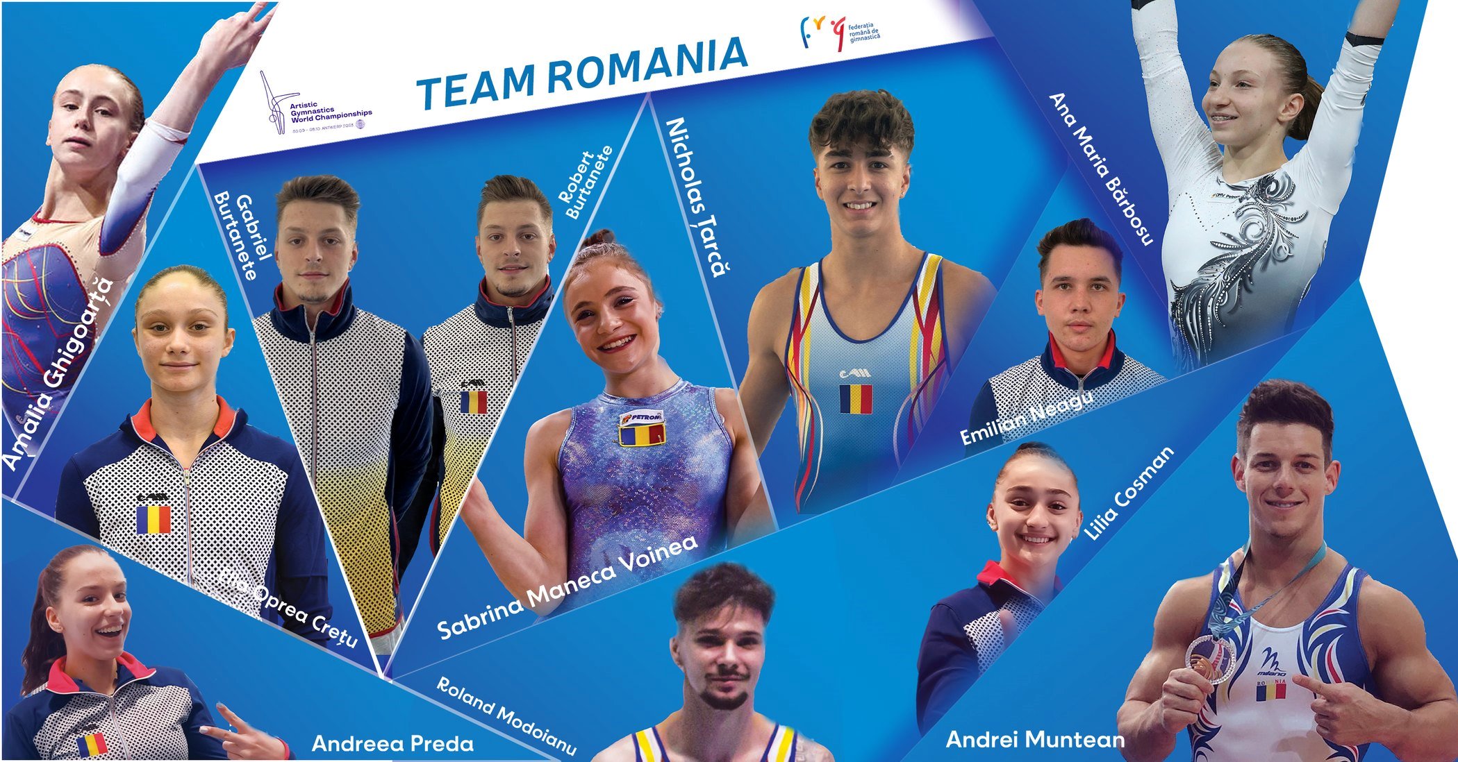 Astăzi încep Campionatele Mondiale de gimnastică artistică din Belgia