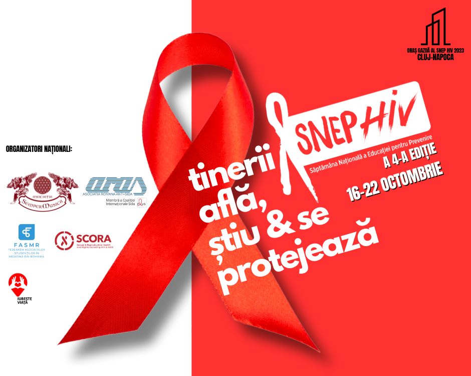 Săptămâna Națională a Educației pentru Prevenire HIV – acțiuni pentru 3.000 de tineri și adolescenți din 11 județe