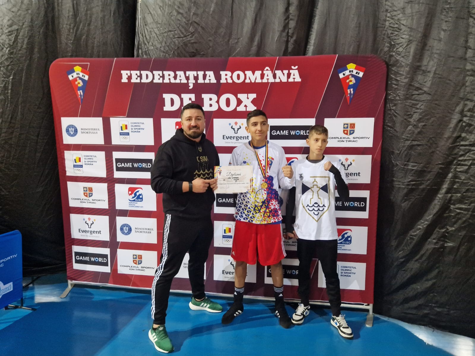 Pugilistul Sali Evren de la CSM Constanța a devenit campion național la cadeți