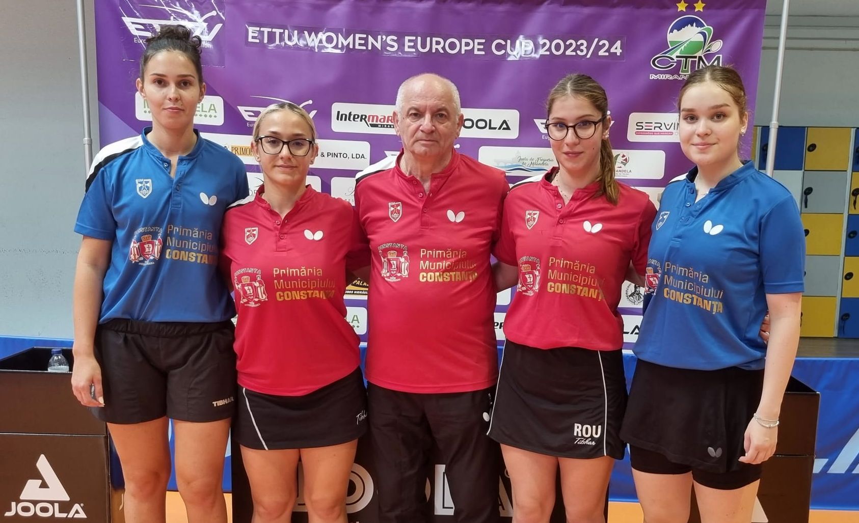 CSM Constanța este printre primele echipe din Europa la tenis de masă feminin