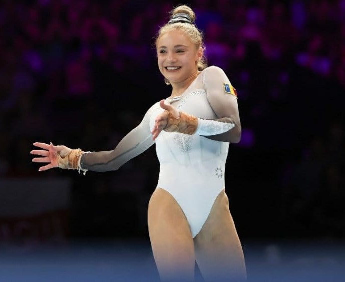 Constănțeanca Sabrina Maneca Voinea este cea mai bună gimnastă a României în 2023!