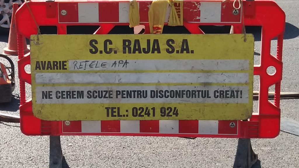 UPDATE / Județul CONSTANȚA: Trei localități au rămas fără apă potabilă, din cauza unei avarii RAJA