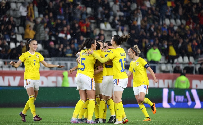 Naționala de fotbal feminin a României este pe primul loc în grupa din preliminariile CE 2025