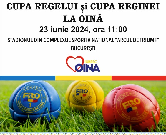 Cupa Reginei și Cupa Regelui la oină sunt programate la 23 iunie 2024