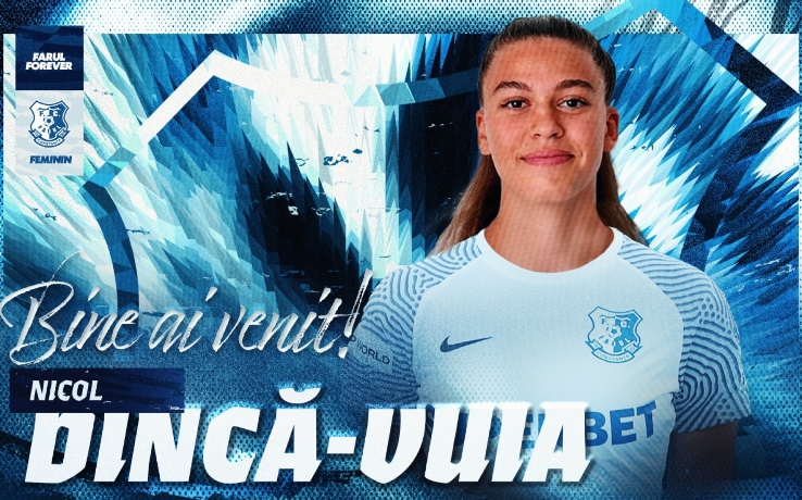 Fotbalista Alesia Nicol Dincă-Vuia a fost transferată la Farul