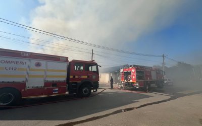 masini pompieri Tulcea, incendiu Tulcea - foto - ISU Tulcea