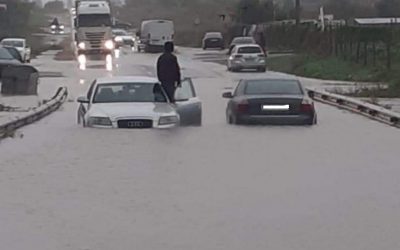 inundatii intre Constanta si Ovidiu - foto amator