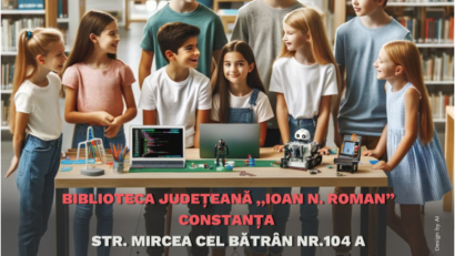 Târgul Regional de Știință CODE Kids FEST Constanța 2024 va avea loc la Biblioteca Județeană ,,Ioan N. Roman’’