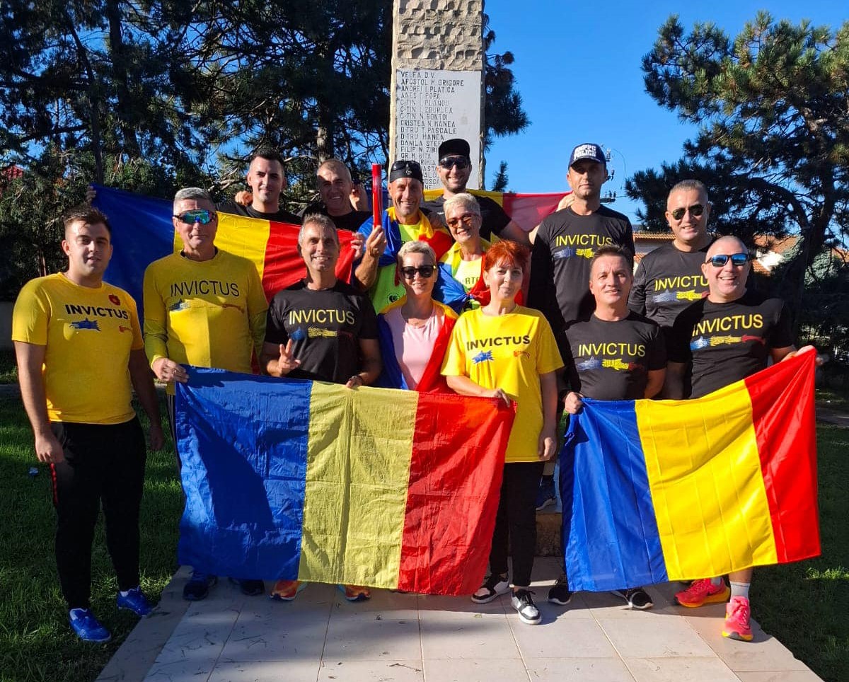 FOTO | Voluntarii din TULCEA au dus Ștafeta Veteranilor INVICTUS la Brăila