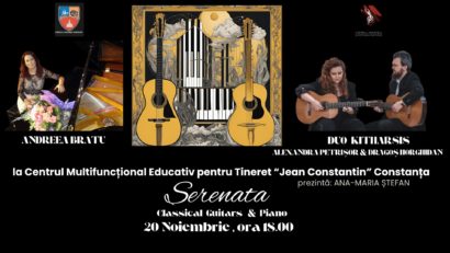 AUDIO | Serenata classical guitars & piano, la Centrul Multicultural Educativ „Jean Constantin”