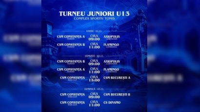 Turneele Campionatului Național de volei U13 se desfășoară la Constanța