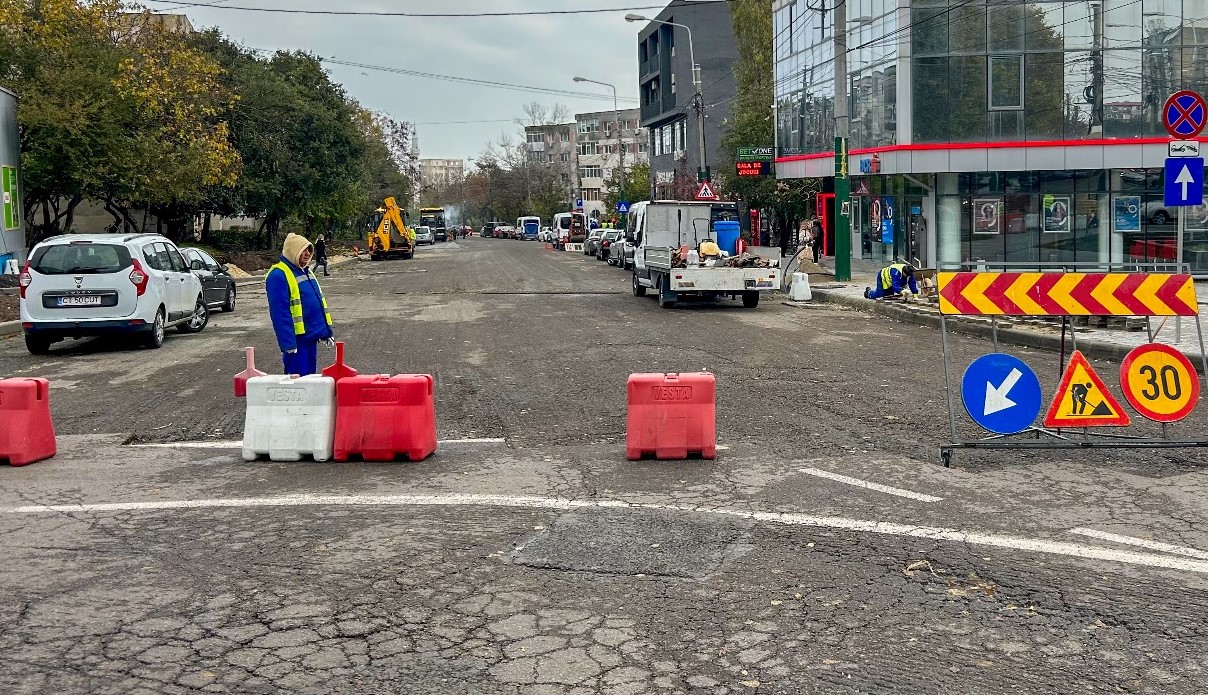 CONSTANȚA: Restricții totale de circulație pe strada Suceava