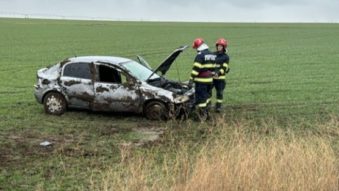 TULCEA: Accident rutier – două persoane au fost încarcerate